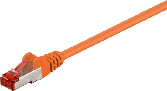 Nedis CAT6 Netwerkkabel - RJ45 Male - RJ45 Male - S/FTP - 20.0 m - Rond - LSZH - Oranje - Polybag - afbeelding 7