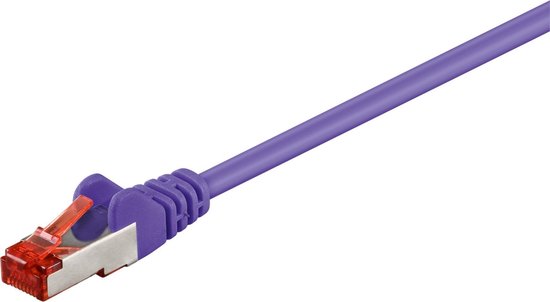 Nedis CAT6 Netwerkkabel - RJ45 Male - RJ45 Male - S/FTP - 15.0 m - Rond - LSZH - Violet - Polybag - afbeelding 9