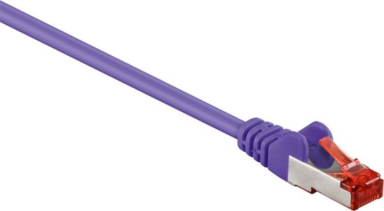 Nedis CAT6 Netwerkkabel - RJ45 Male - RJ45 Male - S/FTP - 15.0 m - Rond - LSZH - Violet - Polybag - afbeelding 8