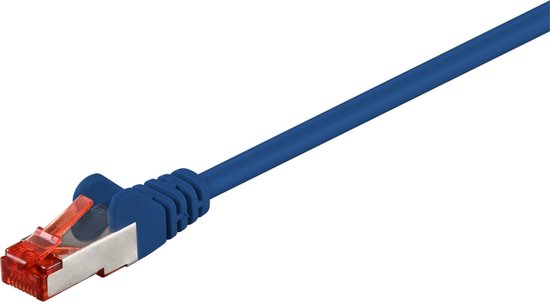 Nedis CAT6 Netwerkkabel - RJ45 Male - RJ45 Male - S/FTP - 10.0 m - Rond - LSZH - Blauw - Polybag - afbeelding 8