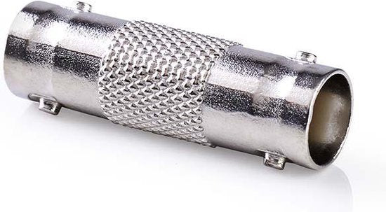 Nedis BNC-Adapter - BNC Female - BNC Female - Vernikkeld - 50 Ohm - Recht - Metaal - Zilver - 10 Stuks - Envelop - afbeelding 3