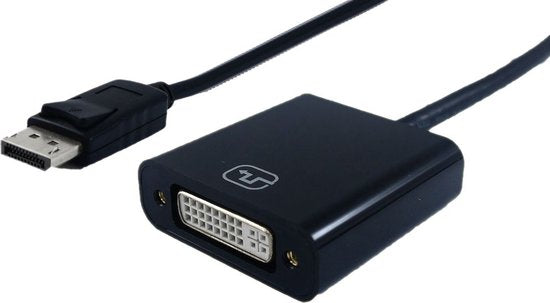Nedis DisplayPort-Adapter - DisplayPort Male - DVI-D 24+1-Pins Female - 1080p - Vernikkeld - Recht - 0.20 m - Rond - PVC - ABS - Zwart - Envelop - afbeelding 9