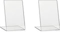 L-standaard van acryl - Staand formaat - Voor tafelpresentaties - Set van 2 - afbeelding 1