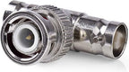 Nedis BNC-Adapter - BNC Male - 2x BNC Female - Vernikkeld - 50 Ohm - T-Splitter - Metaal - Zilver - 10 Stuks - Polybag - afbeelding 4