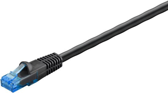 Goobay U/UTP CAT6 Gigabit outdoor netwerkkabel / zwart - 10 meter - afbeelding 4