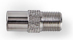 Satelliet- en Antenne-Adapter - IEC (Coax) Male - F-Female - Vernikkeld - 75 Ohm - Recht - Metaal - Zilver - 10 Stuks - Envelop - afbeelding 3