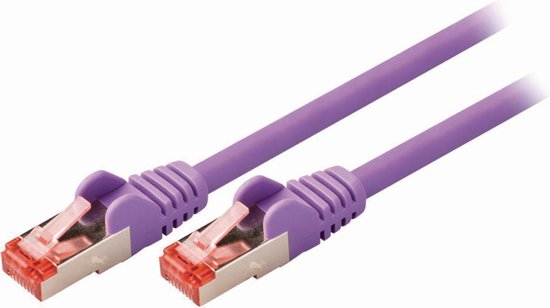 Nedis CAT6 Netwerkkabel - RJ45 Male - RJ45 Male - S/FTP - 15.0 m - Rond - LSZH - Violet - Polybag - afbeelding 5