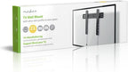 Nedis Vaste TV-Muurbeugel - 32 - 55 " - Maximaal schermgewicht: 35 kg - Minimale muurafstand: 18 mm - Staal - Zwart - afbeelding 6