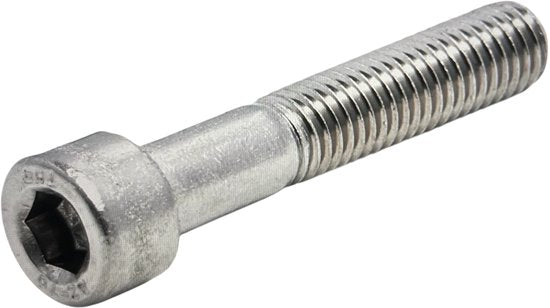 FABORY 200 stuks M8 - 1.25 x 55 DIN 912 - A2 Inbus bout Stainless Steel ( RVS ) - afbeelding 1