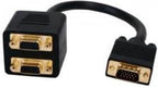 Nedis VGA-Kabel - VGA Male - 2x VGA Female - Verguld - Maximale resolutie: 1280x768 - 0.20 m - Rond - ABS - Zwart - Envelop - afbeelding 9