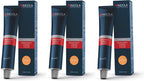Indola Profession Permanent Caring Color Contrast 60ml – C.32 contrast goud parel - 3 tubes - afbeelding 1