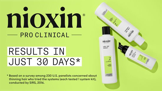 Nioxin System 2 – Loyalty Kit - voor Natuurlijk Haar - Anti Haaruitval – Gevorderde Uitdunning – 300+300+100ml - afbeelding 4