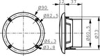 Visaton luidsprekers Full-range luidspreker zoutwaterbestendig 8 cm - afbeelding 3