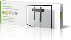 Nedis Vaste TV-Muurbeugel - 32 - 55 " - Maximaal schermgewicht: 35 kg - Minimale muurafstand: 18 mm - Staal - Zwart - afbeelding 5