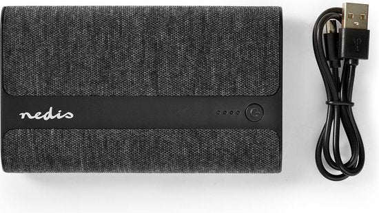 Nedis Powerbank - 15000 mAh - 2x 2.0 A - Outputs: 2 - Output: 2x USB-A - Inputs: 1x Micro USB - Lithium-Polymeer - afbeelding 2