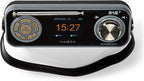 Nedis DAB+ Radio - Tafelmodel - DAB+ / FM - 2.40 " - Kleurenscherm - Batterij Gevoed / Netvoeding - Digitaal - 24 W - Bluetooth - Koptelefoonoutput - Wekkerfunctie - Slaaptimer - IP20 - Handvat - Zwart - afbeelding 16