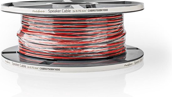 Nedis Speaker-Kabel - 2x mm² - Koper - m - Rond - PVC - Rol - afbeelding 15