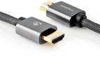 Nedis High Speed ​​HDMI-Kabel met Ethernet - HDMI Connector - HDMI Connector - 4K@60Hz - ARC - 18 Gbps - 2.00 m - Rond - Katoen - Gun Metal Grijs - Cover Window Box - afbeelding 18