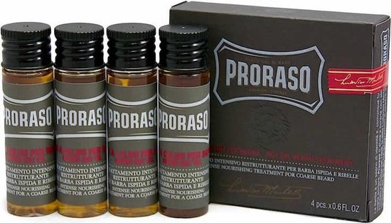 Baard Olie Yellow Proraso Warm (4 x 17 ml) - afbeelding 8