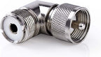 Nedis Satelliet- en Antenne-Adapter - PL259 Male - PL259 Female - Vernikkeld - 75 Ohm - 90° Gehoekt - Metaal - Zilver - 10 Stuks - Polybag - afbeelding 4