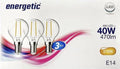 Energetic 4w LED A++ E14 Lamp 3-pack 2700k Clear 2023 - afbeelding 1