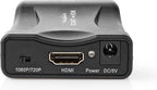 Nedis HDMI-Converter - Scart Female - HDMI Output - 1-weg - 1080p - 1.2 Gbps - ABS - Zwart - afbeelding 1