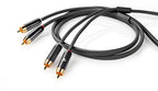 Nedis Stereo-Audiokabel - 2x RCA Male - 2x RCA Male - Verguld - 1.00 m - Rond - Grijs / Gun Metal Grijs - Cover Window Box - afbeelding 13