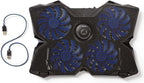 Nedis Gaming Notebook Koeler - Aantal ventilatoren: 4 - USB Gevoed - 15 " - 19 " - LED - afbeelding 3