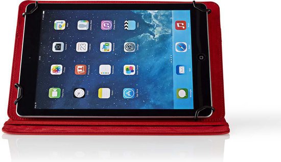 Nedis Tablet Folio Case - 10 " - Universeel - Rood - PU - afbeelding 4