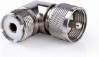 Nedis Satelliet- en Antenne-Adapter - PL259 Male - PL259 Female - Vernikkeld - 75 Ohm - 90° Gehoekt - Metaal - Zilver - 10 Stuks - Polybag - afbeelding 7