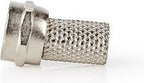 F-connector | Mannelijk | Voor 6,8mm-coaxkabels | 25 stuks | Metaal - afbeelding 8