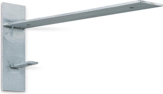 Home Sweet Home - Wandhaak Angle - haak gemaakt van metaal - Beton - 31/5/15cm - maak je eigen unieke lamp- voor muur hanglamp - afbeelding 1