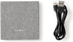 Nedis Draadloze Oplader - 5 / 10 W - 1.0 / 1.1 A - LED-indicatie in gebruik - Inclusief kabel - Micro-USB - 0.80 m - afbeelding 3