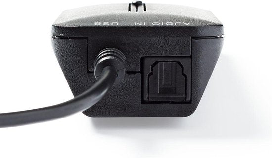 Nedis Bluetooth-Zender - Input: 1x TosLink Female - AptX Low latency / AptX / SBC - Maximaal 2 Apparaten - Zwart - afbeelding 3