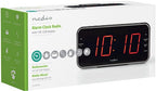 Nedis Wekkerradio - Digitale Wekker - AM / FM - Snoozefunctie - Slaaptimer - 2 Alarmen - Zwart - afbeelding 6