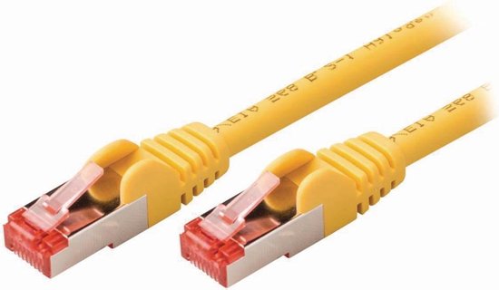 Nedis CAT6-kabel - RJ45 Male - RJ45 Male - S/FTP - 10.0 m - Rond - LSZH - Geel - Polybag - afbeelding 5