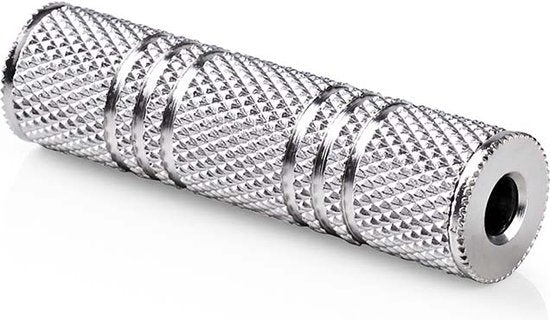 Nedis Stereo-Audioadapter - 3,5 mm Female - 3,5 mm Female - Vernikkeld - Recht - Metaal - Zilver - 1 Stuks - Doos - afbeelding 1