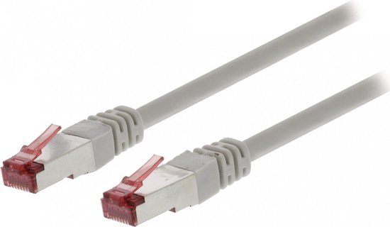 Nedis CAT6-kabel - RJ45 Male - RJ45 Male - S/FTP - m - Rond - PVC - Grijs - Label - afbeelding 10