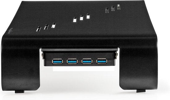 Nedis Monitorstandaard - Ergonomie: Yes - Maximaal draagvermogen: 18 kg - Universeel - USB Hub - Verstelbare hoogte: Nee - afbeelding 6