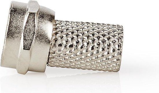 F-connector | Mannelijk | Voor 6,8mm-coaxkabels | 25 stuks | Metaal - afbeelding 2