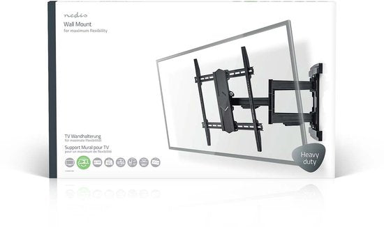 Nedis TV beugel - 50 - 100 inch - Max 70 kg - Kantelbaar en Draaibaar - afbeelding 10