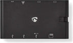 USB Docking Station - USB 3.2 Gen 1 - USB-C Male - HDMI Female / Micro SD / RJ45 Female / SD / VGA Female 15p / 2x USB-A / 2x USB-C - Rond - Vernikkeld - Zwart - Window Box met Euro Lock - afbeelding 6