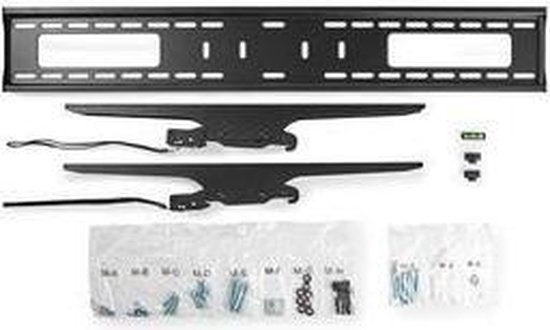 Nedis Kantelbare TV Muurbeugel - 60 t/m 100 Inch - Max 75 Kg - Zwart - afbeelding 7