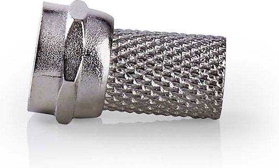 F-connector | Mannelijk | Voor 6,8mm-coaxkabels | 25 stuks | Metaal - afbeelding 48