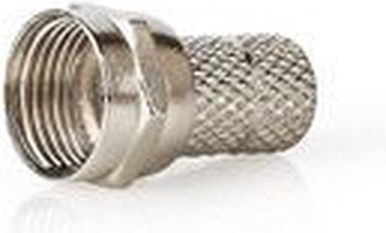 F-connector | Mannelijk | Voor 6,8mm-coaxkabels | 25 stuks | Metaal - afbeelding 31