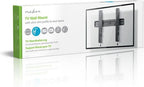 Kantelbare TV-Muurbeugel - 32-55 " - Maximaal schermgewicht: 35 kg - Kantelbaar: -12 ° - Minimale muurafstand: 30 mm - Staal - Zwart - afbeelding 4