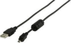 Nedis USB-Kabel - USB 2.0 - USB-A Male - US-E6 8-pins Male - 480 Mbps - Vernikkeld - 2.00 m - Rond - PVC - Zwart - Envelop - afbeelding 8