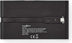 USB Docking Station - USB 3.2 Gen 1 - USB-C Male - HDMI Female / Micro SD / RJ45 Female / SD / VGA Female 15p / 2x USB-A / 2x USB-C - Rond - Vernikkeld - Zwart - Window Box met Euro Lock - afbeelding 7