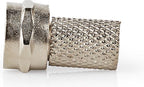 F-connector | Mannelijk | Voor 6,8mm-coaxkabels | 25 stuks | Metaal - afbeelding 10