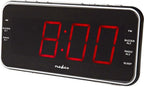 Nedis Wekkerradio - Digitale Wekker - AM / FM - Snoozefunctie - Slaaptimer - 2 Alarmen - Zwart - afbeelding 9